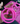 Glitter Pink Plastic Tsurikawa