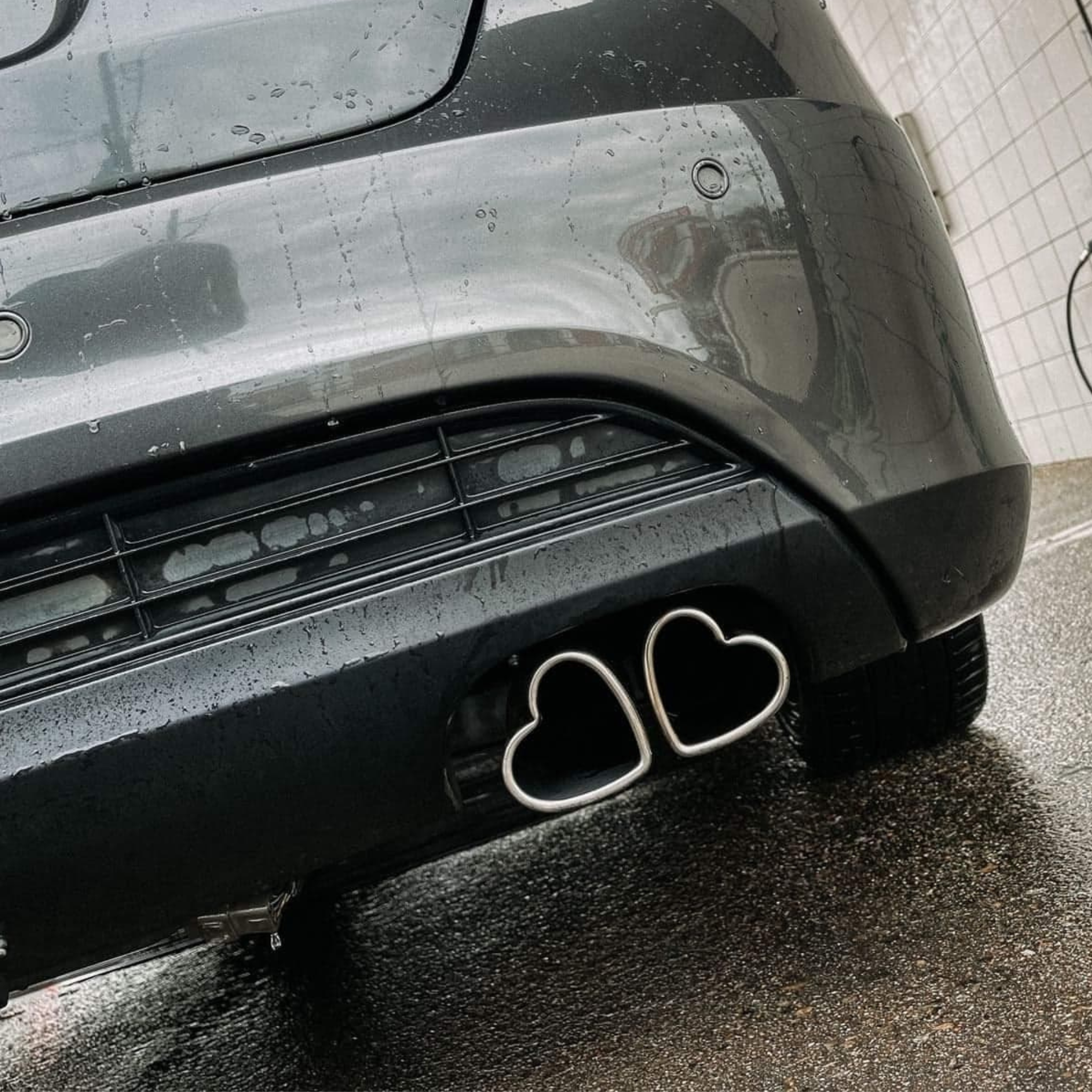 Heart shaped exhaust tip deals
